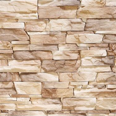 Imagem de Papel de Parede Adesivo Pedra Canjiquinha Rustica Lavável Cozinha 3 metros