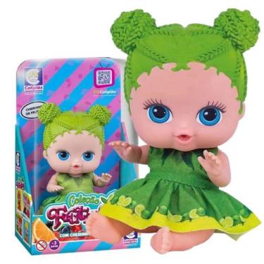 Imagem de Boneca Limão Coleção Frutinhas com Cheiro Bebê - Cotiplás - Cotiplas B