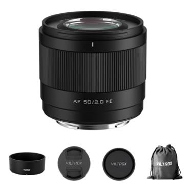 Imagem de VILTROX Lente AF 50 mm F2.0 Air Full-Frame para Sony E-Mount, STM Focus Motor Standard Prime Lens para Sony E-Mount Camera a7 a7II a7III a7IV a7R a7RII a7RIII a7RIV a7RV a7S a7SII a7SIII a1 ZV-E1