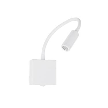 Imagem de Kit 7 Arandela Led Cabeceira Cama Branca Bivolt Leitura - Acende A Luz