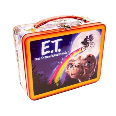 Imagem de AQUARIUS E.T. Fun Box - Sturdy Tin Storage Box with Plastic Handle & Embossed Front Cover - Officially Licensed E.T. Merchandise & Collectible Gift (48288)