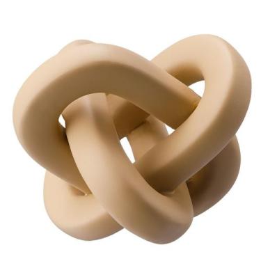 Imagem de Escultura Decorativa De Poli-Resina Conexão Bege Rafimex