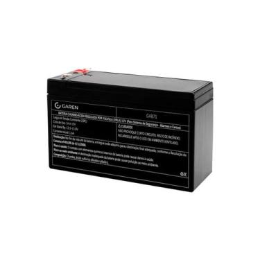 Imagem de Bateria 12v selada p/ alarme e cerca eletrica chumbo-acida 12v 5 ah ~ 