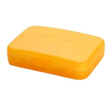 Imagem de Porta Comprimidos Caixa Organizador Semanal de Remédios 6 Compartimentos. Ideal para Viagem (Amarelo)