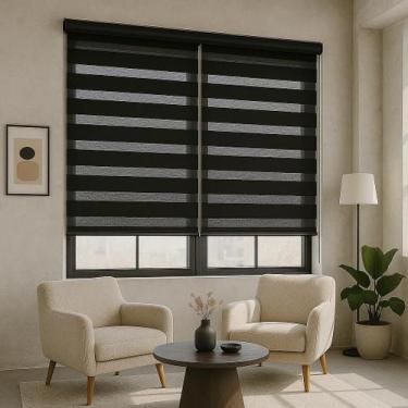 Imagem de Persiana Double Vision Sunny 240larg x 160alt (2 pçs) - Top Flex, Tota