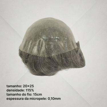 Imagem de Protese Capilar Masculina Nó - Base Micropele Gustavo - (20X25)