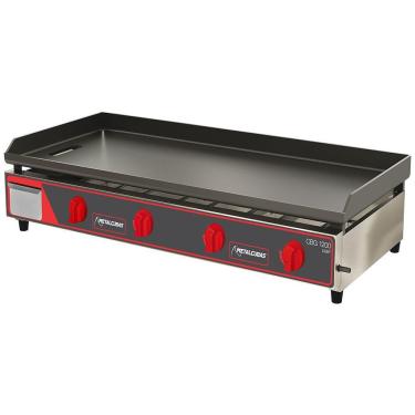 Imagem de Chapa Bifeteira A Gás Light Metalcubas 120 Cm Cbg1200l