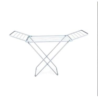 Imagem de Varal De Chão Dobrável Para Secar Roupas Aço Inoxidável Reforçado e Resistente.