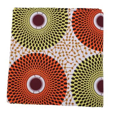 Imagem de Tabela de Gravuras de Cera, 6 Jardas de Tecido de Poliéster Africano para Vestido de Festa, Tecido de Algodão Kente Kente Afro - Ankara Print Wax Fabric, Estampa de Dupla Face