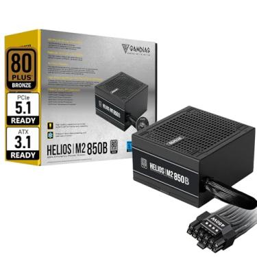 Imagem de GAMDIAS Fonte De Alimentação Atx 3.1 E Pcie 5.1 850W Bronze, Para Jogos, Mais 80 Fontes Gold 12V Computadores Desktop Pfc Ativo