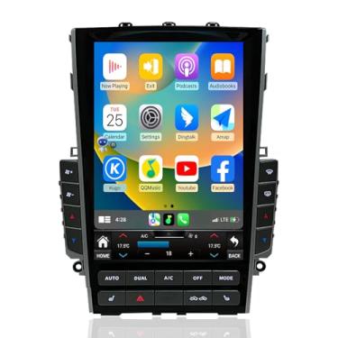 Imagem de Rádio de carro para Infiniti Q50 2012-2023 substituição estéreo Carplay Upgrade tela de exibição de 30.7 cm Android Auto GPS Navigation Tesla Style com DSP Bluetooth no painel Headunit
