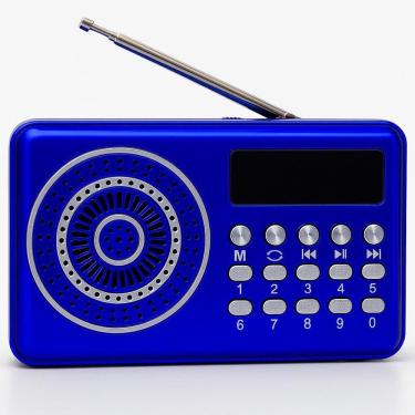 Imagem de Rádio Portátil Recarregável Sem Fio Bluetooth, Usb, Tf,