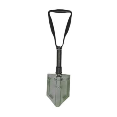 Imagem de Vaveren Pás de jardim, ferramenta de jardim, ferramenta agrícola portátil de ferro para escavação e capina, pá de plantio, pás de mão para camping, quintal, Verde