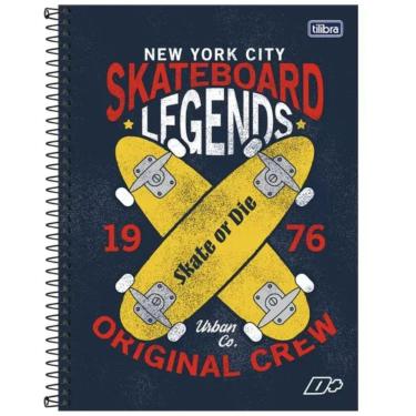 Imagem de Caderno Espiral Capa Dura Universitário 10 Matérias D+ 200 Tilibra Estampa 13