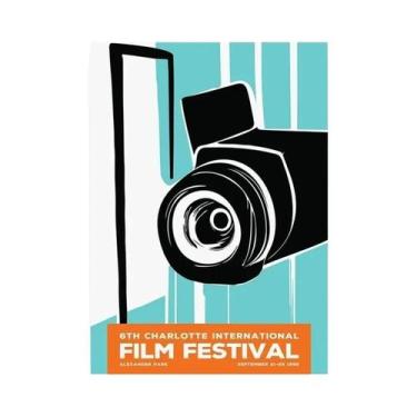 Imagem de Abstrato Graffiti Arte Pinturas Em Tela Festivais De Cinema Cartaz Imp