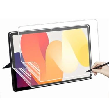 Imagem de TMahhbid 2 peças de protetor de tela fosco para Xiaomi Redmi Pad SE 11 polegadas 2023, protetores de tela fosco antirreflexo de papel brilhante, desenho, escrita com a caneta Stylus como em papel