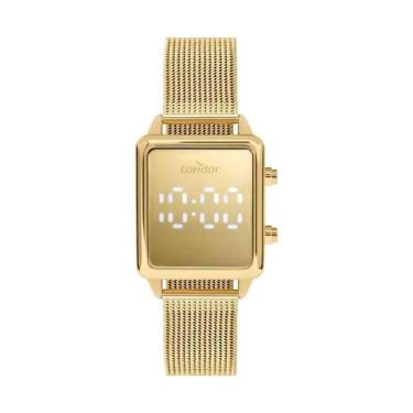 Imagem de Relógio Condor Digital LED Dourado Feminino COMD27AAB/4D-Feminino