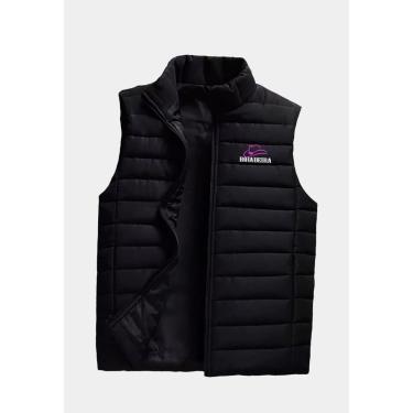 Imagem de Colete Puffer Estampa Boiadeira Capuz Removível Masculino-Masculino