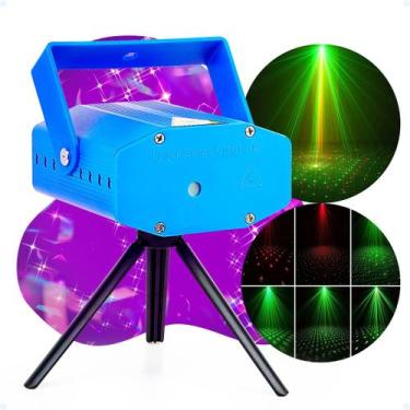 Imagem de Mini Laser Show System Projetor Holográfico De Balada Festa - Hxt