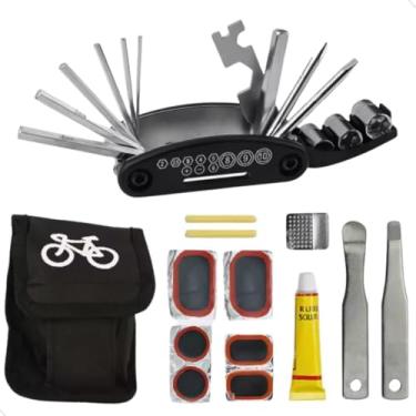 Imagem de Kit Reparo Bike Bicicleta Ferramentas Chaves Remendo Para Pneu - Linha Premium