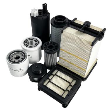 Imagem de 7295568 Kit de filtro de manutenção de 1000 horas 8 peças serve para Bobcat T450 T550 T590 T595 S450 S510 S530 S550 S570 S590 S595; 7024037 (versão antiga) 702337 589 7 286322 7221934 6727475 7343102