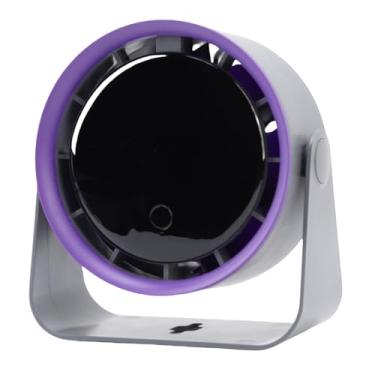 Imagem de Yosoo Exibição do Ventilador de Desktop Display Silencioso Recarregável, Inclinação Ajustável, Com Indicador de Bateria Em Tempo Real, Baixo Ruído para Dormitório