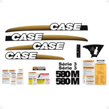 Imagem de Adesivo Compatível Retroescavadeira 580m Série 3 + Etiquetas - SPORTIN