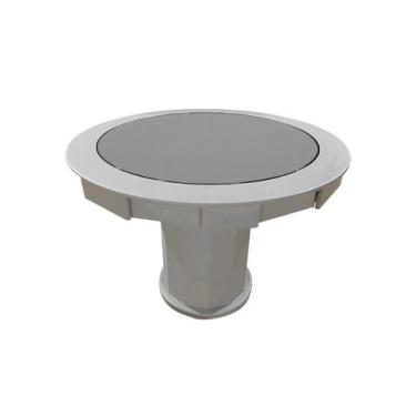 Imagem de Mesa de Carteado com Gavetas e Porta copos Nude - 1,09x0,80 - Sem xadr