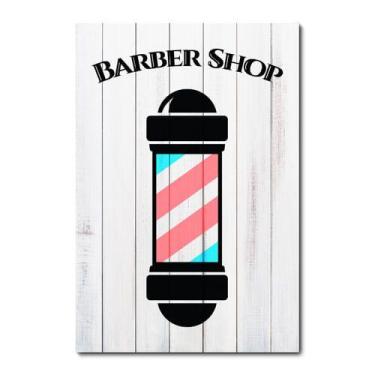 Imagem de Placa Decorativa - Barber Shop - Barbearia - 1447plmk - Allodi