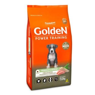 Imagem de Ração Premier Golden Power Training Cães Filhotes Frango e Arroz 15kg