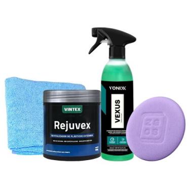 Imagem de Kit Revitalizador de Plásticos Externos Rejuvex + Vexus - VONIXX