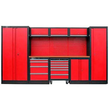 Imagem de Armários de Parede Completo para Oficina com 21 Peças - FORTGPRO