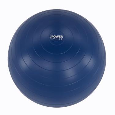 Imagem de Power Systems Bola de estabilidade Versa Ball Pro - Grande academia, cadeira ou bola de parto (azul-marinho, 55 cm)