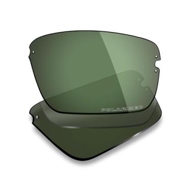 Imagem de Mryok Lentes de reposição ultra polarizadas para óculos de sol Costa Del Mar Galveston, HD Polarized, proteção UV, resistente a impactos e ajuste perfeito - Cinza verde