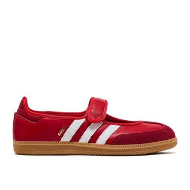Imagem de adidas Tênis feminino Samba Jane, Better Scarlet/Team Victory Red/Gum 3, 38