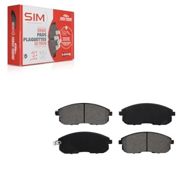 Imagem de Pastilhas de freio a disco dianteiro SIM-653 para Nissan Sentra Altima Maxima INFINITI I30 G20 Altra EV