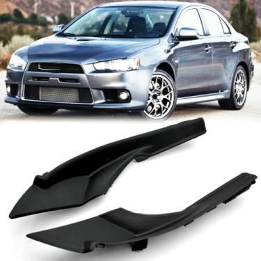 Imagem de 1 par de painel de cobertura para para-brisa frontal para Mitsubishi Lancer Evo 2008-2017