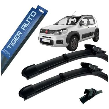 Imagem de TIGER AUTO KIT PALHETAS DE PARABRISA EM SILICONE PREMIUM, COMPATÍVEL FIAT ARGO DE 2017 A 2024, DURABILIDADE GARANTIDA E LIMPEZA EFICIENTE