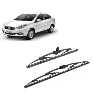 Imagem de Par Palheta Parabrisa Grand Siena 2012 2013 2014 Até 2021