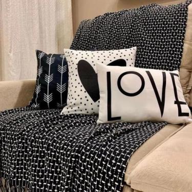 Imagem de Manta Grande para Sofá de 2 e 3 Lugares 100% Algodão 2,50x1,80 Capa Pr