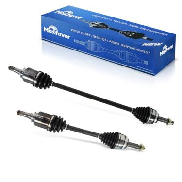 Imagem de Conjunto de eixo de junta CV dianteiro LH RH par conjunto de 2 eixos CV premium para Toyota Corolla Std Trans 1.8L 03-08 Número de substituição NCV69585 x 1; NCV69588 x 1