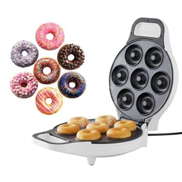 Imagem de Chef Buddy 82-KIT1066 Mini Máquina de Aparelho Elétrico para Moldar Pequenos Donuts Usando Massa/Mix-Bake Chocolate, Vitrificado e Mais Sabores por Chef Bu, Normal, Branco