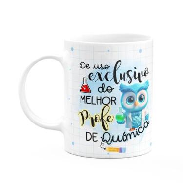 Imagem de Caneca - Uso exclusivo do melhor professor de química - JPS INFO