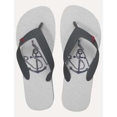 Imagem de Chinelo Reserva Navy Anchor Branco-Masculino