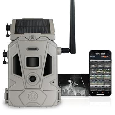 Imagem de Bushnell Câmera solar de trilha CelluCORE 20, câmera de jogo de caça com baixo brilho com painel solar destacável