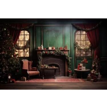 Imagem de Painel Fundo de decoração tema Natal Em Tecido 2,20 X 1,70m (21 Modelos de Paineis) (14)