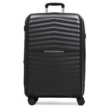 Imagem de Mala de Viagem Grande 32 Kg Polipropileno 4 Rodas Hong Kong Preta - Ba