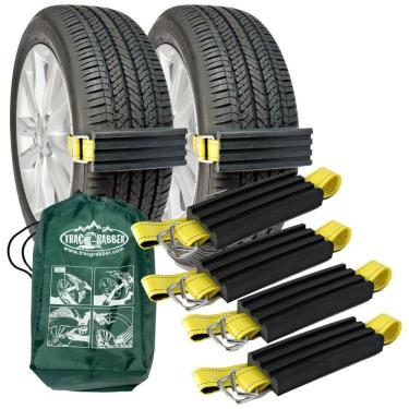 Imagem de Corrente de Tração para Pneu Neve ou Lama, 4 Unidades, TRACGRABBER, Preto