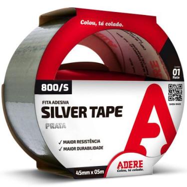 Imagem de Fita silver tape prata adere 45mmx5m ref 800s