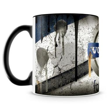 Imagem de Caneca de Cerâmica Estilo Lata de Óleo Volvo - 325ml - Amo Canecas